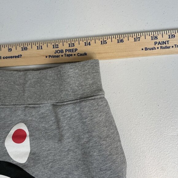 A Bathing Ape Shark Jogger Adult Size Large Gray Cotton Grunge Skater - Picture 7 of 11